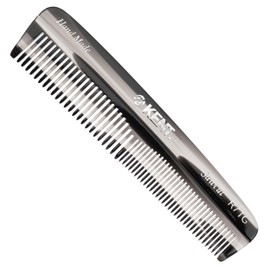 G.B.KENT Kent 130mm Handmade Pocket Hair Comb Great British Royal R7T (Gray Color)