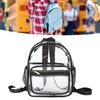 Clear Backpack Waterproof Heavy Duty Fashionable Eco Friendly PVC Transparent