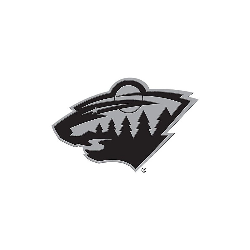 FANMATS 17175 Minnesota Wild 3D Chrome Metal Auto Emblem