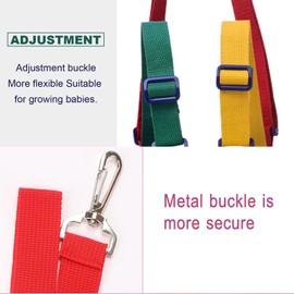 Walking Harness and Safety Leash Anti-Lost, 2 in 1 Baby Safety Reins Anti-Lost for Children, Child Rope Leash Walking Hand Belt (Yellow and Green)