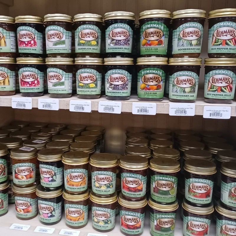 Lehman's Homemade All Natural Preserves Spread, No Preservatives, 8 Oz,