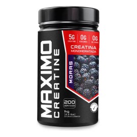 Creatina Monohidratada Maximo Protein 1kg 200 Porciones Moras