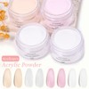 WMHSO Professional Acrylic Nail Powder System, 4 Colours Set, 14g
