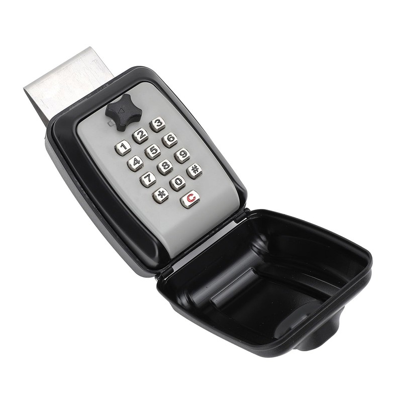 Punch Button Key Lock Box Waterproof 12 Digit Combination Car
