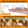Geelin 32 Pcs Solar Deck Lights Outdoor, Waterproof LED Solar