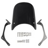 Motorcycle Front Windshield PC Airflow Wind Deflector Fairing Windscreen for