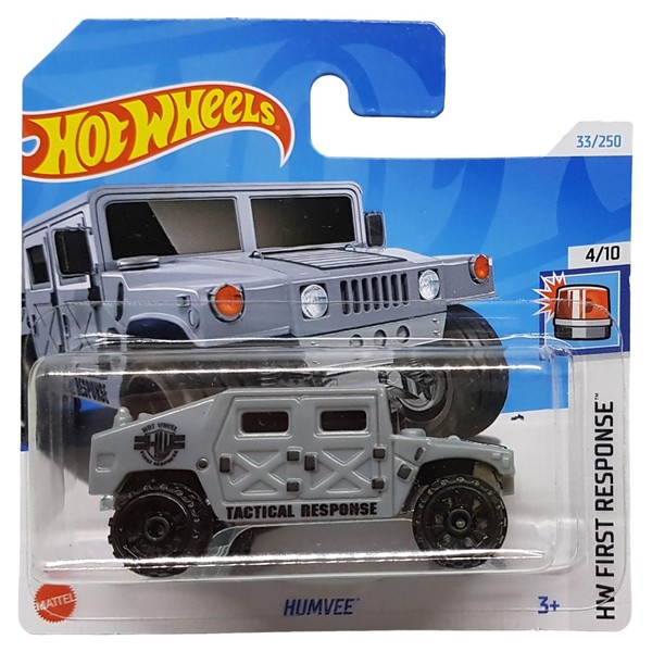 Hot Wheels - Humvee - HW First Response 4/10 - HTB58 - Short Card - Tactical Response - Mattel 2024