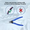 2 Pcs Wire Cutters, Precision Flush Cutters Side Cutters, Small