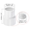 PATIKIL PVC Reducer Pipe Fitting 40mm to 32mm ID, 5