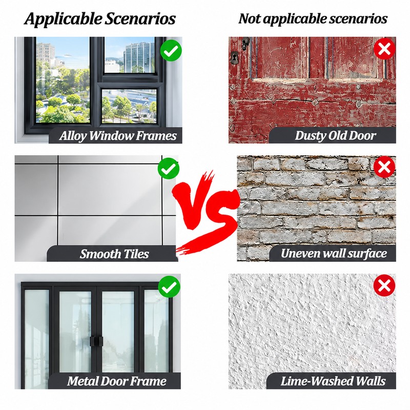 TPE Window Water Blocking Bar – Flexible Waterproof Rain Barrier