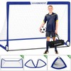VAVOSPORT Kids Soccer Goals for Backyard Set - 2 of