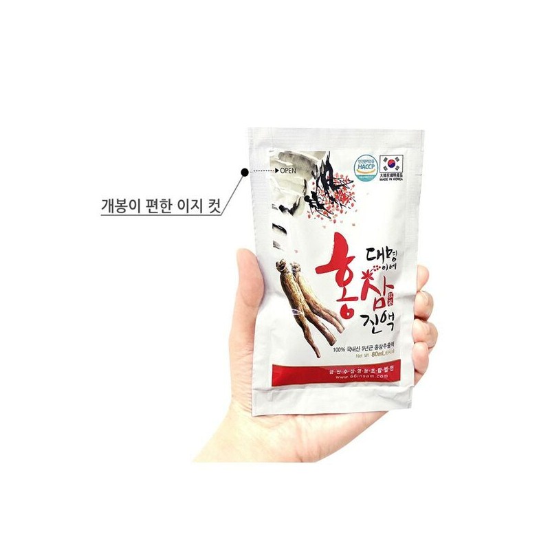 (현대Hmall)대명이네 인삼농장 대명이네 홍삼진액 80mL x 60포 (Daemyung's Ginseng Farm)