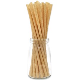 EcoPreps 10” Biodegradable Sugarcane Straws, Extra-Long Individually Wrapped Straws | 300 Count, 100% Compostable, Plastic-Free, Eco-Friendly Drinking Straws | 10-Inch Sugar Fiber Disposable Straws