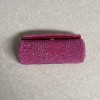Beaded Mary Kay MK Signature Lipstick Case In Hot Pink