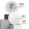 Obeaming 4.5'' 3CCT RV Interior Ceiling Lights 3000K/4500K/6000K Switchable with