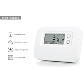 Hanicks Honeywell-Pro CM927 CM921 CM727 CM721 CMS927 CMS927B1049 (Mk2) Wireless Room Thermostat & Receiver