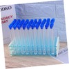 ULTECHNOVO 50pcs Plastic Test Tube Kit with Cork Stopper and