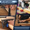 Cocowin Tall Stair Gauges for Framing Square with Holder and