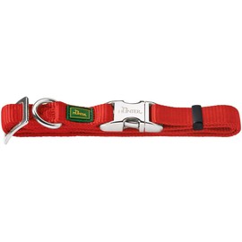 Hunter - Collar Vario Basic with aluminum seal S 30-45 cm neck red