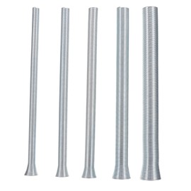 Tofficu 5Pcs Elastic Tube Bender Kit for Refrigeration Wire Bending Durable High Density Spring Benders for Tubes Easy to Use Reliable Hand Tool