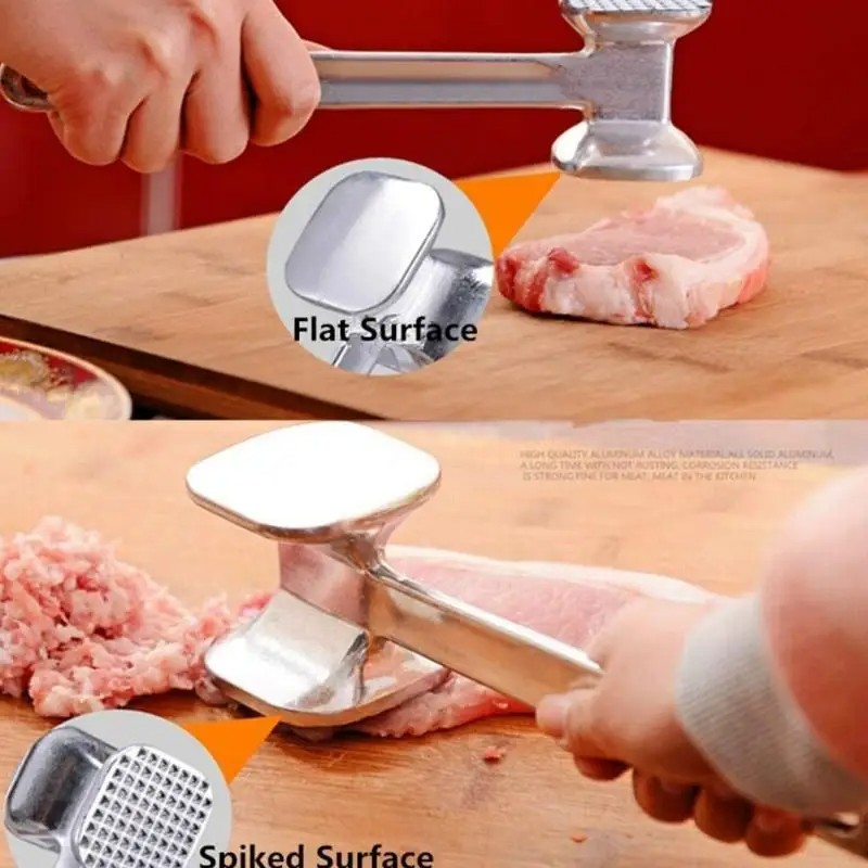 Zinc Alloy Meat Tenderizer Hammer – Heavy Duty Meat Mallet