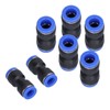 50Pcs Straight Pneumatic Connector Push to Connect Fittings for PU-10