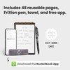 Rocketbook New Mini Reusable Smart Notepad, Pocket Size Notebook 3.5x5.5,
