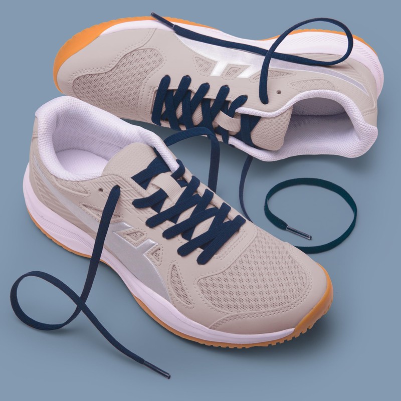 Miscly Flat Elastic Shoelaces - Navy Blue, 45″ (114 CM)