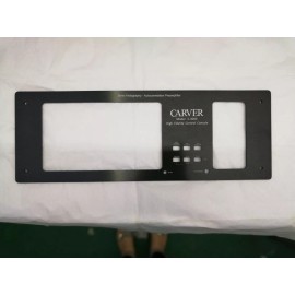 CARVER C-4000 Faceplate, Black with Handles and Hardware