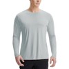 BALEAF Men's Long Sleeve Running Hiking Tops UPF 50+ Quick-Dry