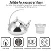 1.5L Stainless Steel Tea Pots Professional Removable Stovetop Tea Kettle