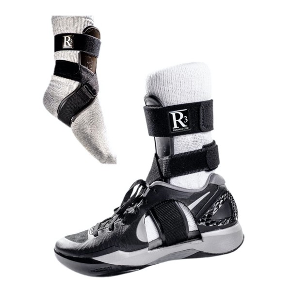 Protekt Motion - R3 STRUT High Performance Sports Ankle Brace; 3X The Ankle Roll Resistance of Old-style Lace-up & Stirrup Braces (Right Medium)