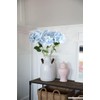 ICBOX 6pcs 28in Blue Hydrangea Artificial Silk Flowers for Tall