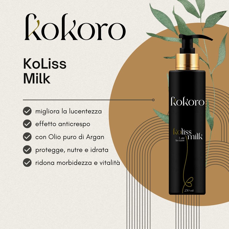 KOKORO - KoLiss Milk - Glättende Milch mit reinem Arganöl