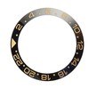 Ceramic Watch Bezel Ring Black Base Gold Digit Watch Bezel