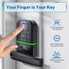 Keypad Smart Door Lock with Handle: Kucacci Keyless Entry Fingerprint