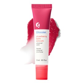 Glossier Balm Dotcom - Bálsamo labial con hidratación instantánea y sabor a fresa