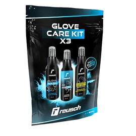 Reusch Glove Care Kit x3 - Goalkeeper Glove Care Set for Goalkeepers, Cleans, Refreshes, Improves Grip and Extends the Life of Your Goalkeeper Gloves - For Top Performance in the Game!