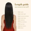 TESS Real Hair Extensions Clip in One Pieces 8 inch