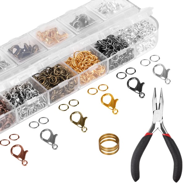 SUNRIZ Chain Clasp, Bracelet Clasp, Pack of 120 Lobster Clasps