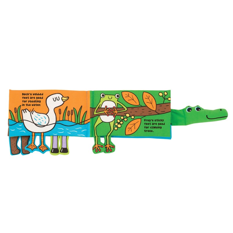 Melissa & Doug Soft Activity Baby Book - Whose Feet?