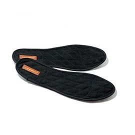 Cinnea Cinnamon Insoles, 1 Pair, Black, White, Brown, Size 36-50, Sole Insoles, Cinnamon Soles, Colour: Black, Shoe Size: 48 (31.5 cm)