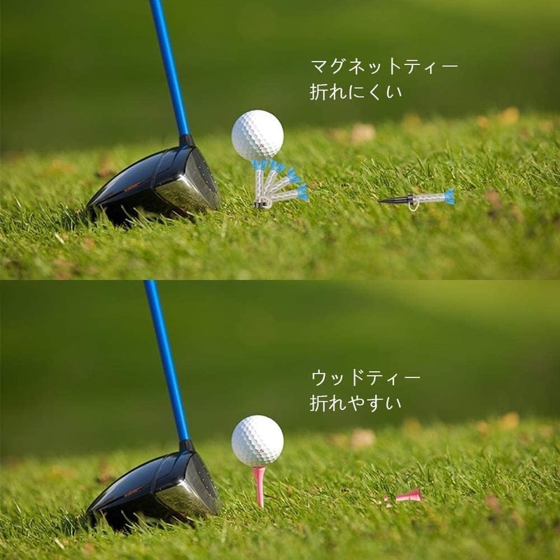 Golf Tees Magnetic Tees TSUCIA Golf Long Tees Golf Holder