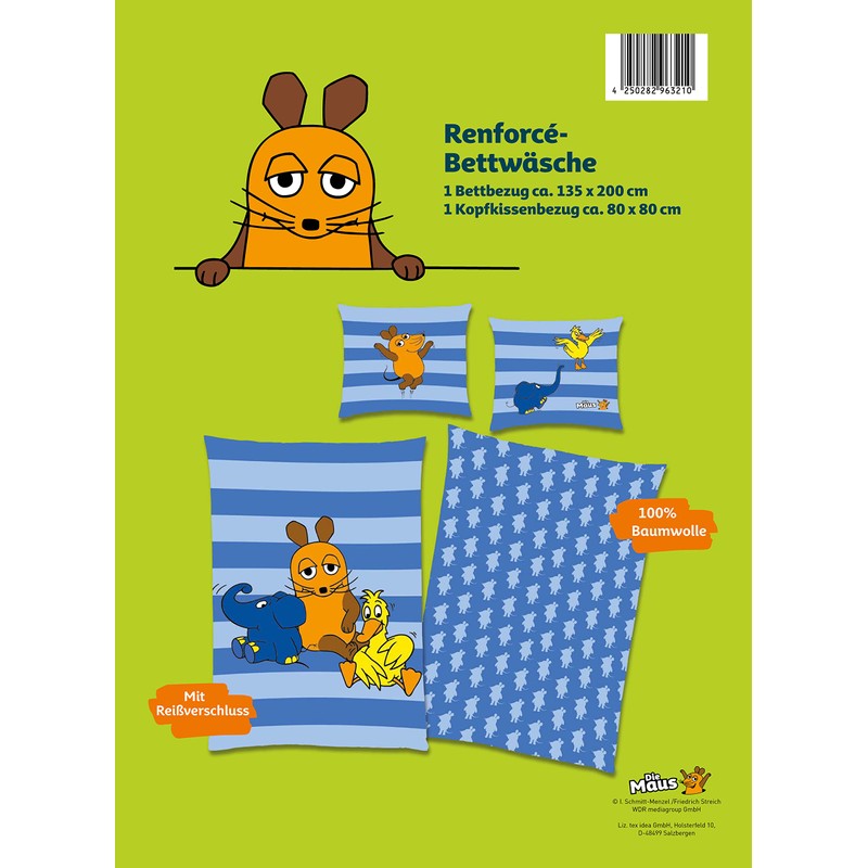Die Sendung mit der Maus Bed Linen 80 x 80