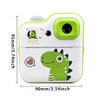 ieron Thermal Printing Camera Green Dinosaur Pattern 2.4 Inch Screen