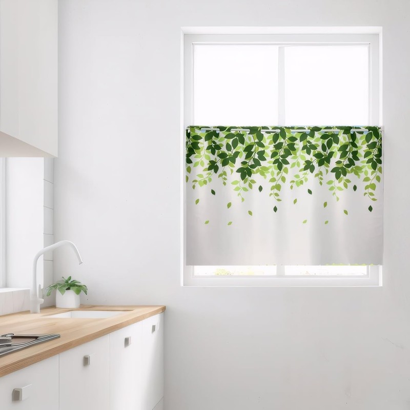 SAWABIYA Cafe Curtain, Image Shielding Curtain, For Small Windows, Curtain,