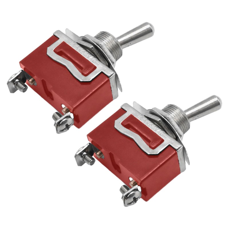 MDEOOSKY 5 Pack 20A 125V AC Single Side Momentary Toggle