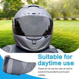 RIDLOG Motorcycle Helmet Visor for RF-1200 Visor Replacement, Tinted Motorcycle Helmet Visor Compatible with RF-1200 CWR-1 X14 Z7 X-Spirit (Grizzly)