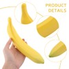 EKDJKK Artificial Fake Fruit, Realistic Artificial Banana, Lifelike Plastic Simulation