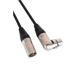 Digiflex NFRXX Tour Series Right Angle Microphone Cable - XLR Male/XLR Female, 25'